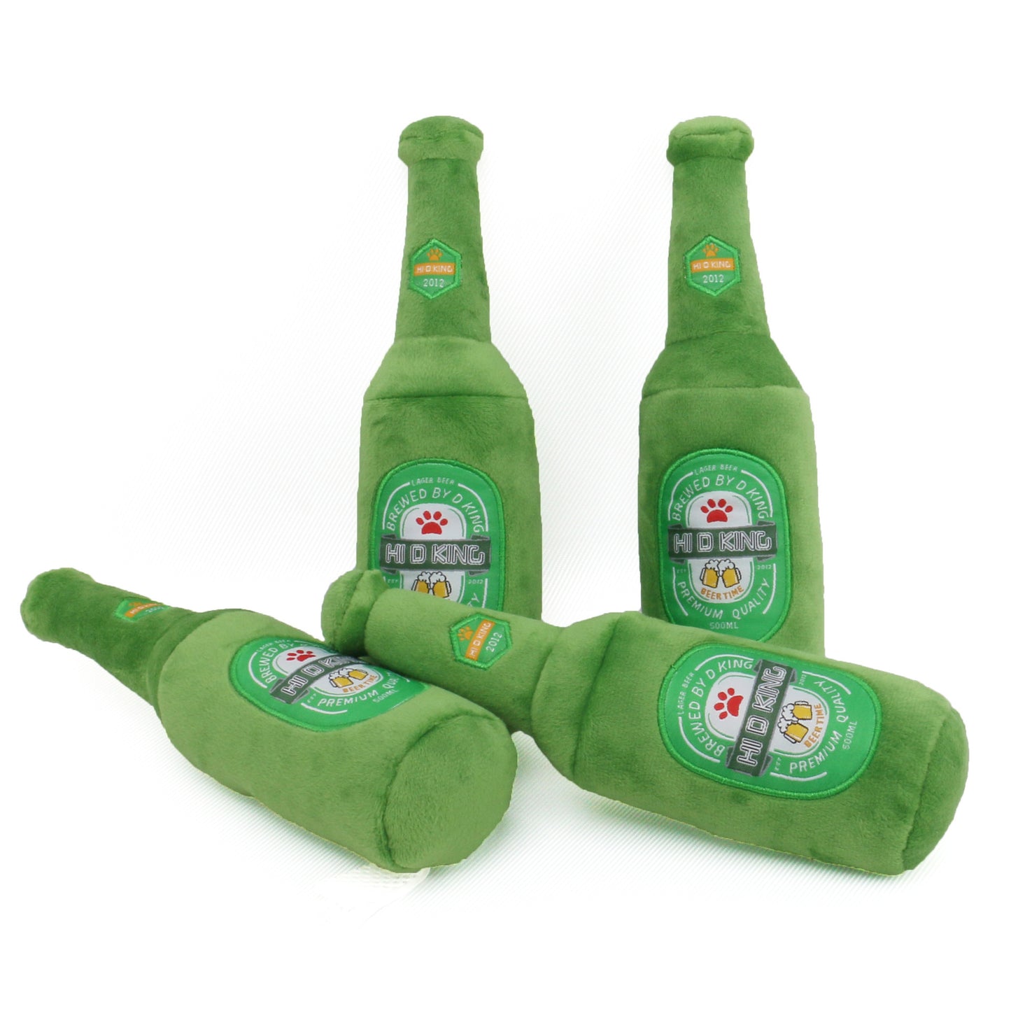 New Pet Supplies Sounding Plush Toy Creative Cartoon Simulation Beer Bottle, Beer Mug, and more